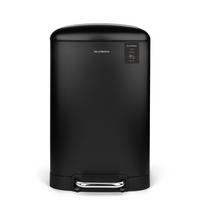 TRETMÜLLEIMER 20L - black edition N°505 - Schwarz, Metall (30/52.5/29cm) - Les Collectors