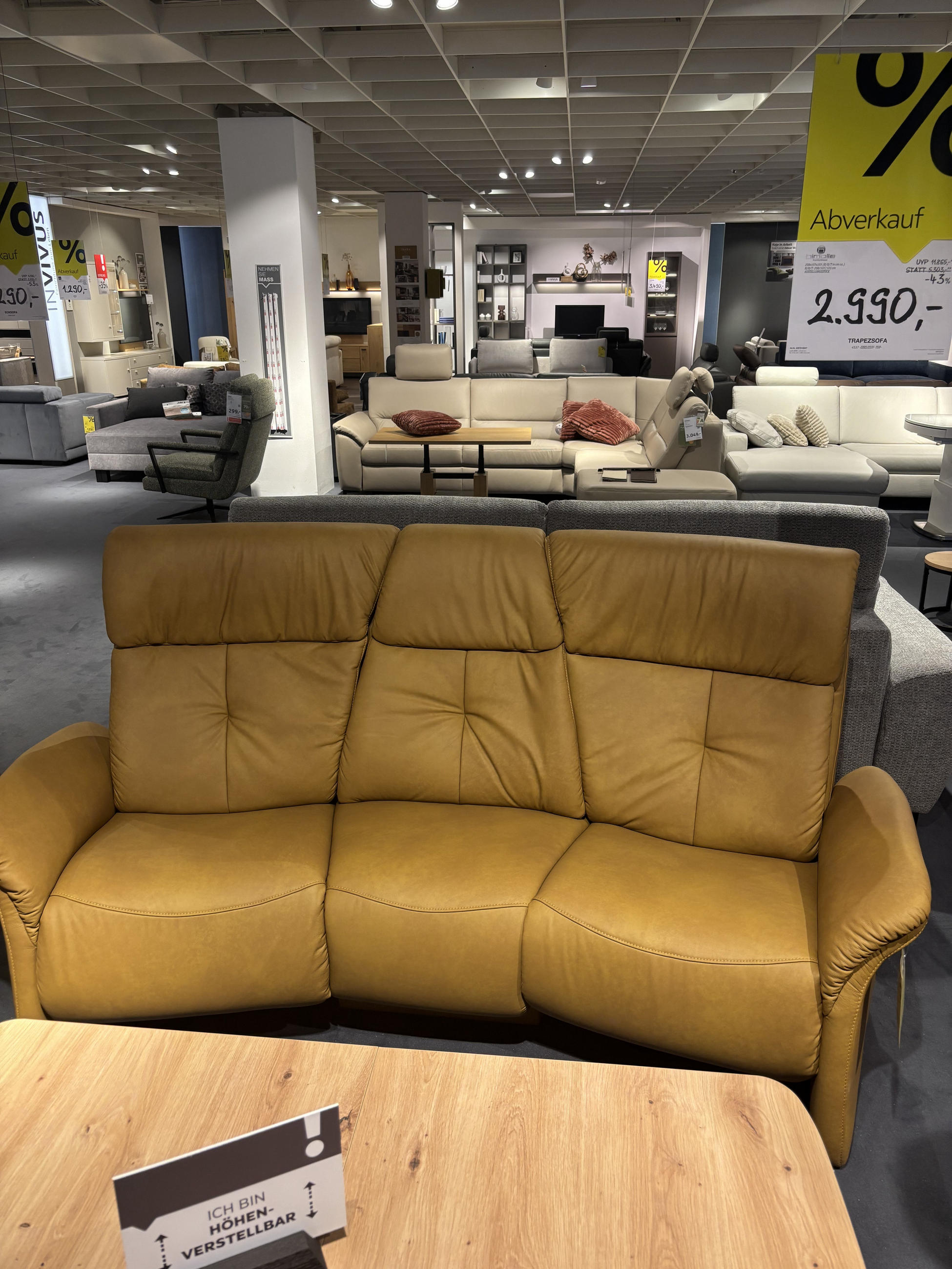 TRAPEZSOFA 4537 -EXKLUSIV -TOP- - Himolla