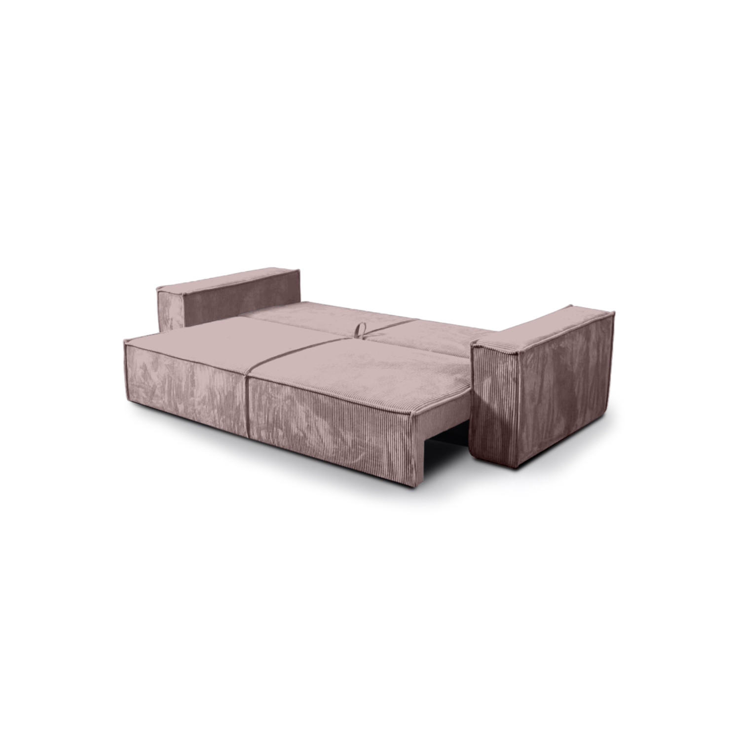 SCHLAFSOFA Sekwana Cappuccino (Poso 27) - Mokka, Textil (255/85/105cm) - Fedve