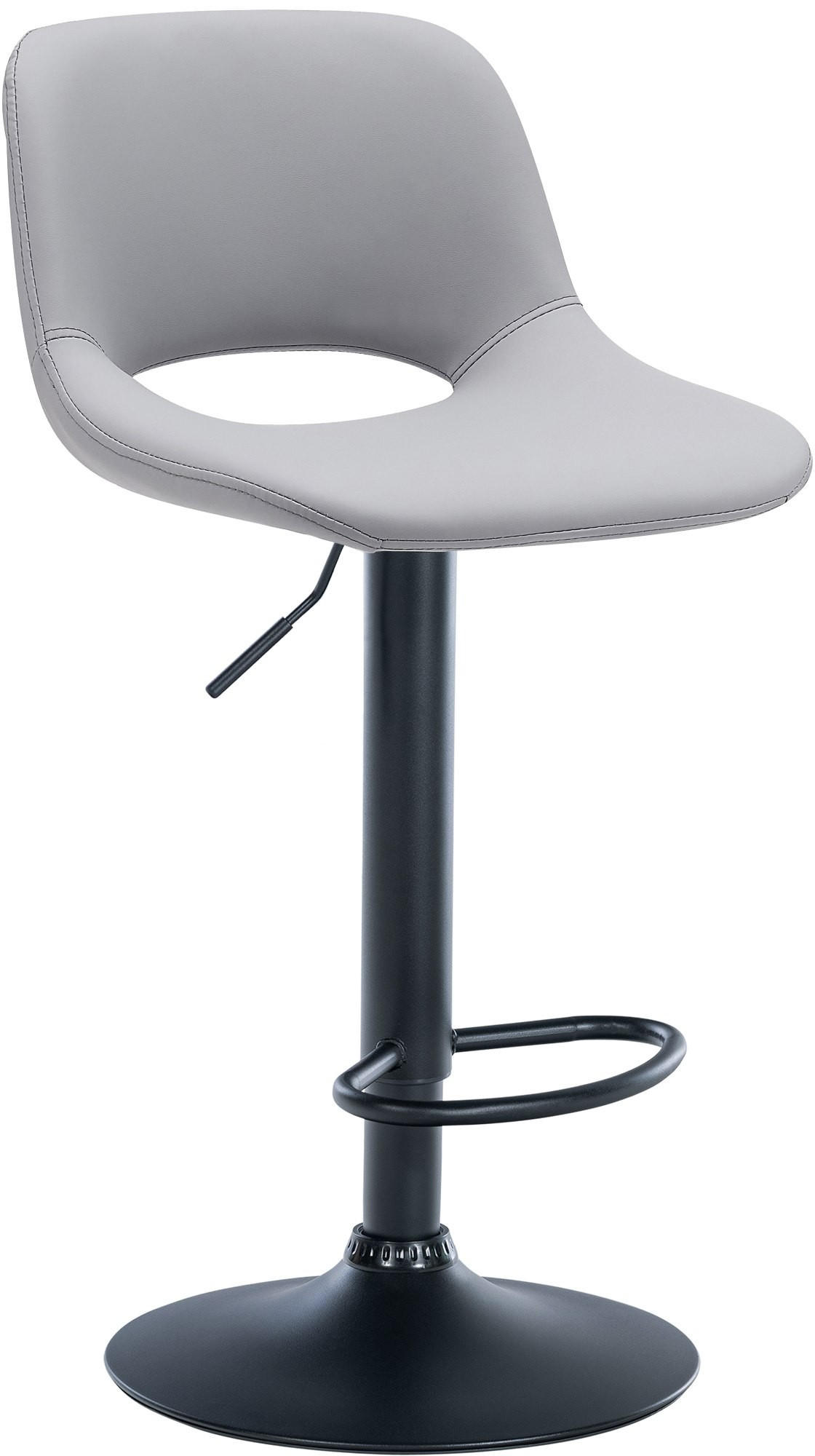 furnicato Barhocker Grau 42x86x46 cm