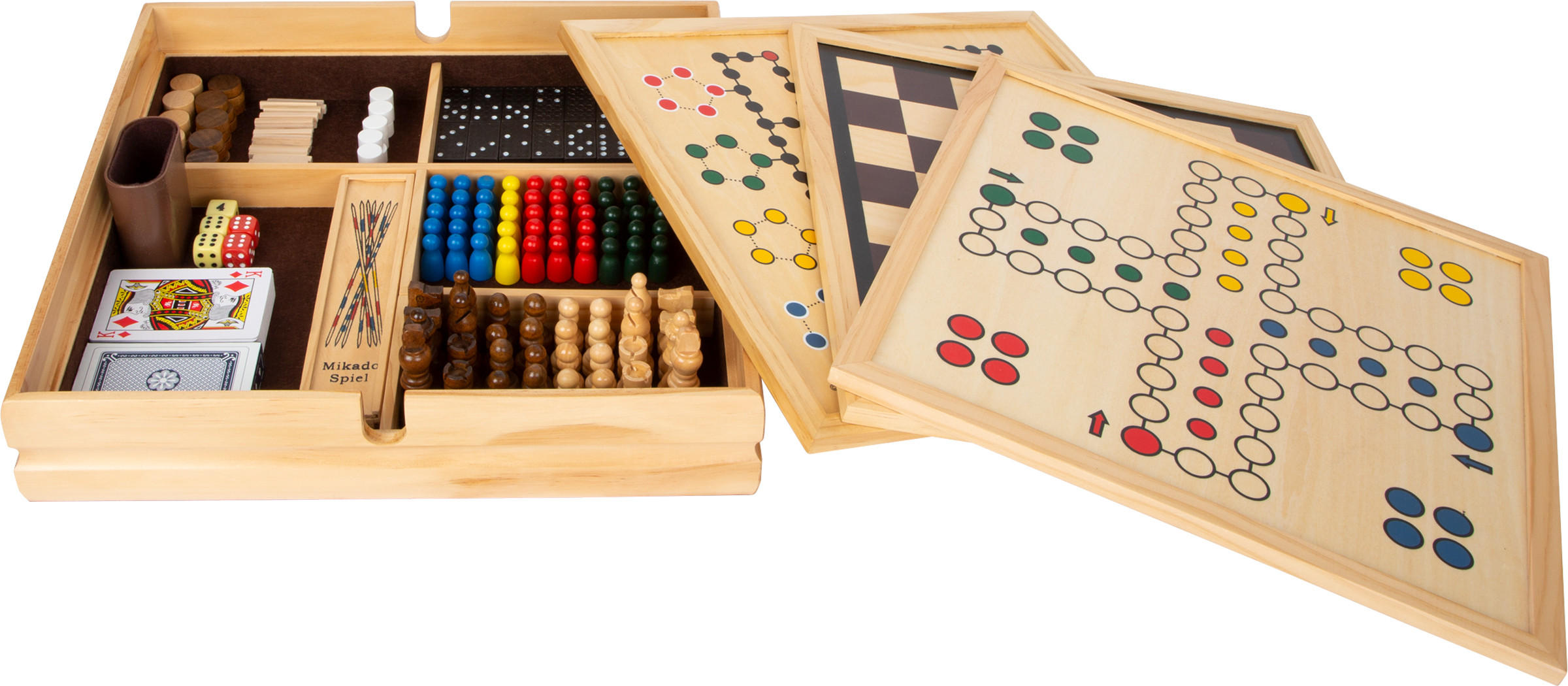 small foot Spielesammlung Braun 36x26 cm