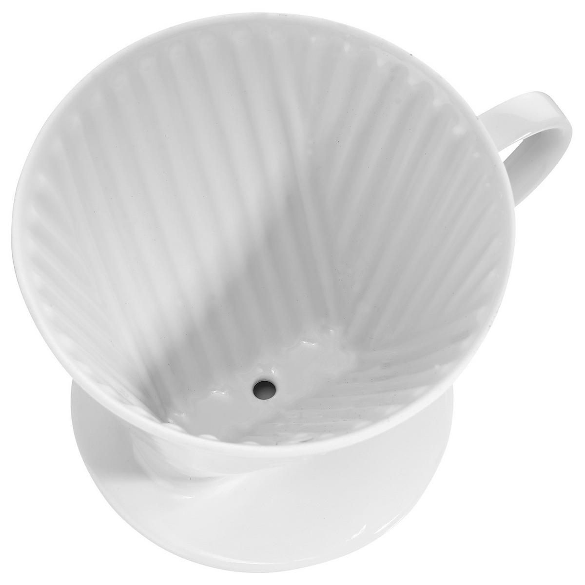 KAFFEEFILTER (6er Set) Traditional - Weiß, Keramik (13/9/16cm) - Butlers