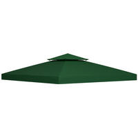 ERSATZDACH, Polyester, Dunkelgrün - Grün, Kunststoff (300/18/300cm) - Outsunny