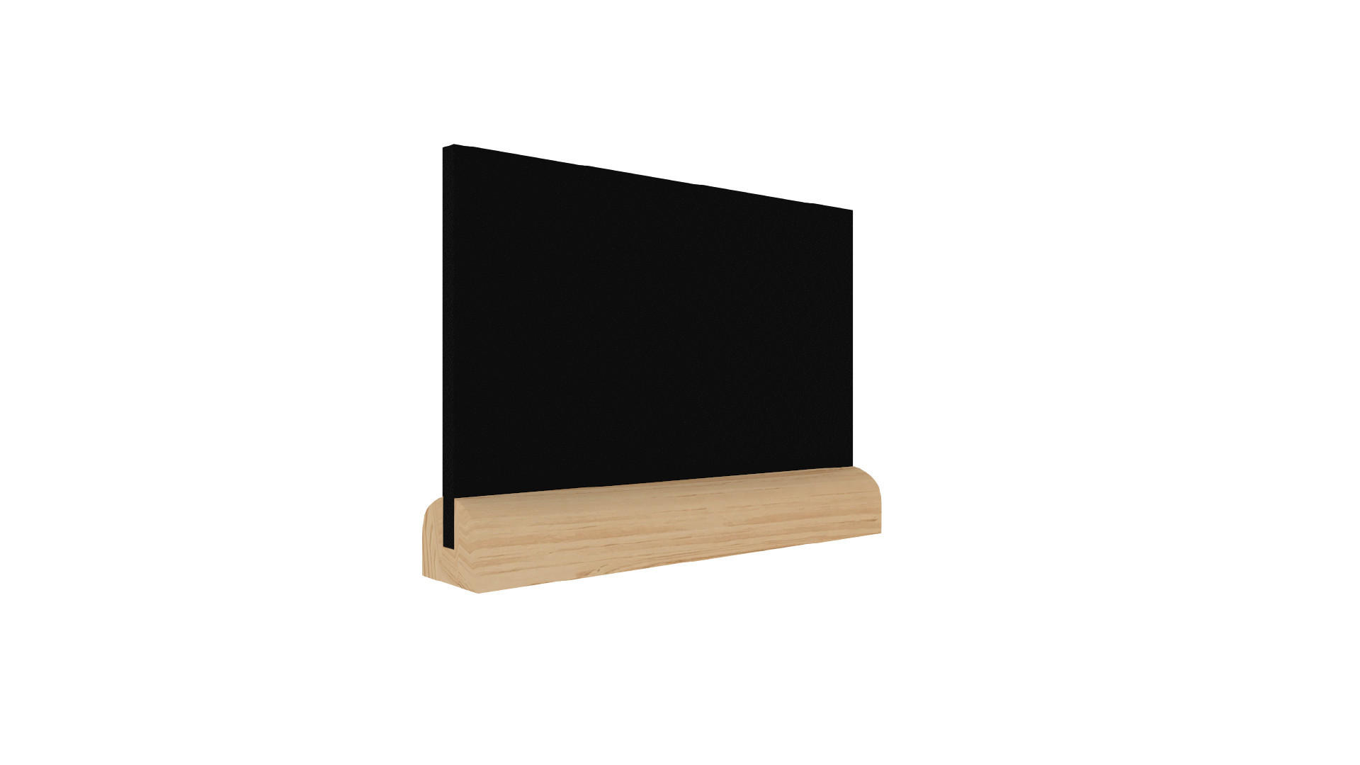 MINI doppelseitige Kleine Tafeln 10 Stück Set mit Staffelei, MINI, Kreidetafel - Schwarz, Holz (10/8/2cm) - ALLboards