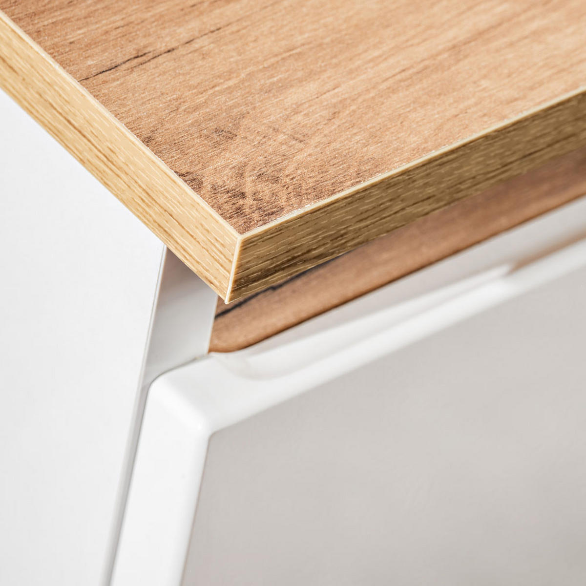 WASCHTISCH Campos-56 - Weiß, Holzwerkstoff (94/78/50cm) - Lomado