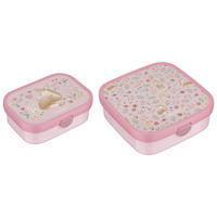BROTDOSEN-SET Campus (2025) Fairy Garden 2er Set - Pink/Rosa, Kunststoff (1/1/1cm) - Mepal