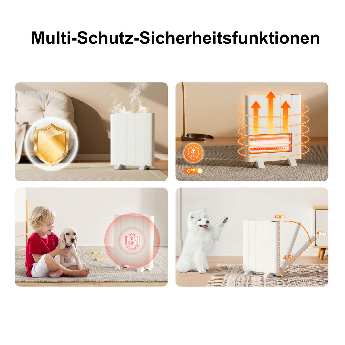 HEIZKÖRPER Weiß - Weiß, Metall (45/50/6cm) - EMKE