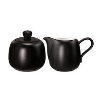 MILCH- & ZUCKER-SET Liberty Velvet Black schwarz 260 ml 2er Set - Schwarz, Keramik (1/1cm) - Seltmann Weiden