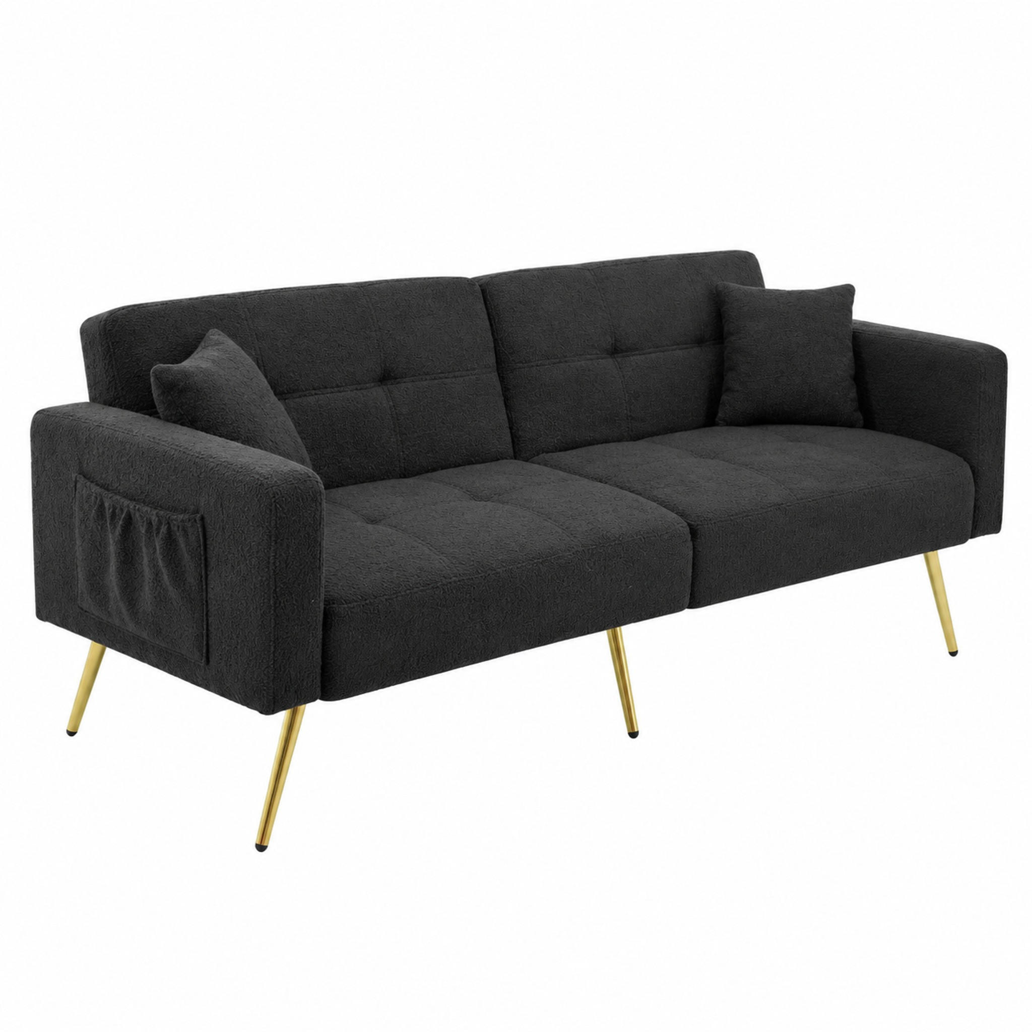 Meubliv Schlafsofa Grau 175x72x64 cm
