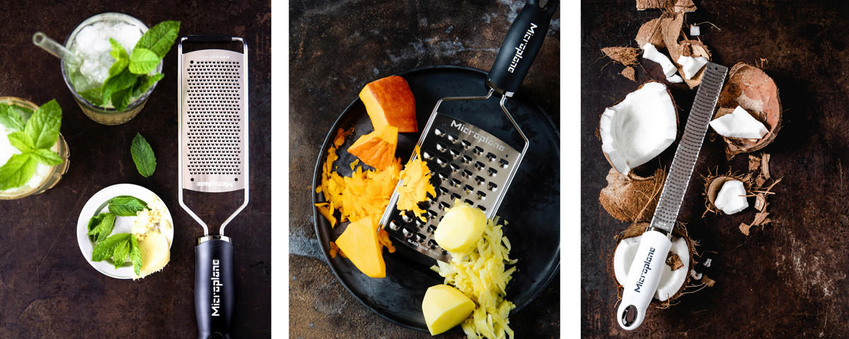 Rezila Microplane so na voljo v štirih kolekcijah: Professional, Premium Classic, Master in Gourment. 