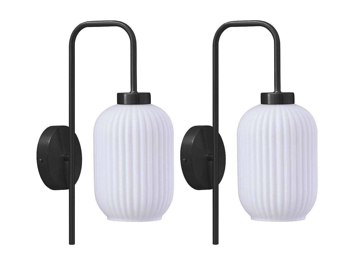 Vente-Unique Wandlampe Weiß 25x41x14 cm