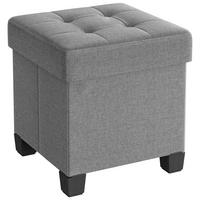 SITZBOX Hellgrau 38x38 cm Zusammenklappbar - Grau, Metall (38/40/38cm)
