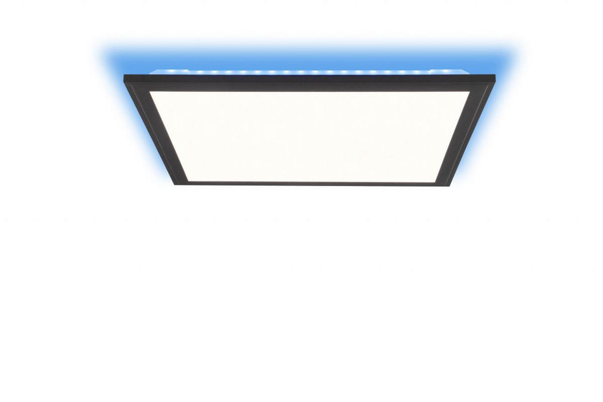DECKENAUFBAU-PANEEL Allie G96946/76 - Schwarz, Metall (39.6/39.6/5.3cm) - Brilliant