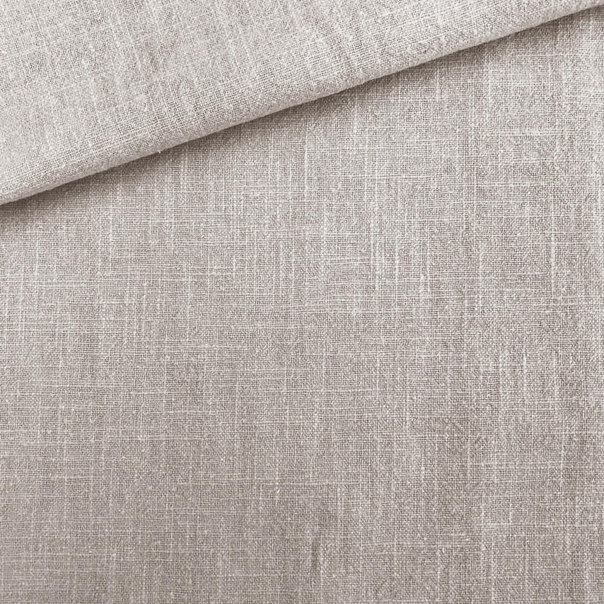 LIEGESTUHLAUFLAGE 157/57 cm Leinen - Taupe/Ecru, Textil (57/10/157cm) - QUICK STAR