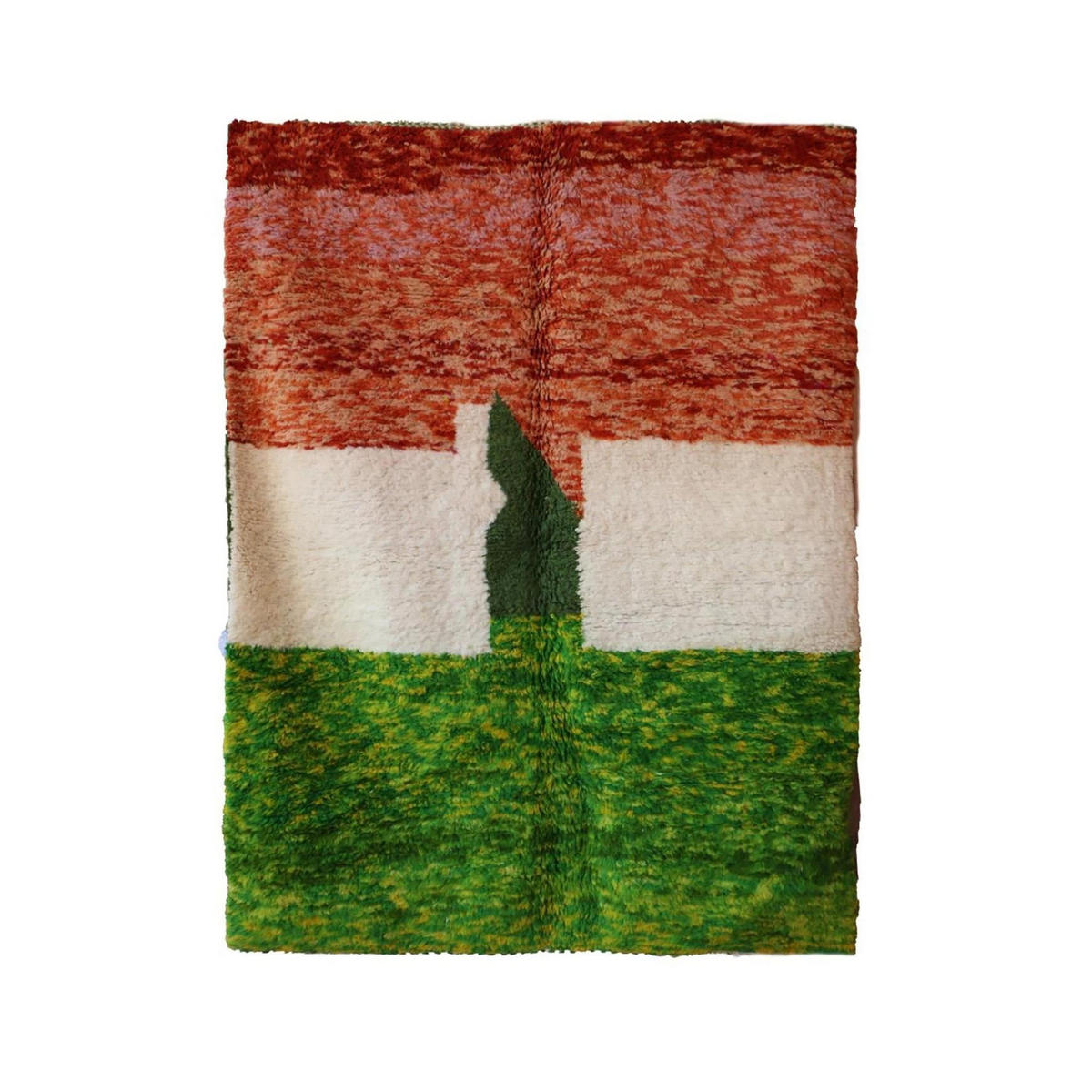 BERBERTEPPICH aus reiner Wolle 170x 228 cm - Multicolor, Naturmaterialien (170/228cm) - AFK Living