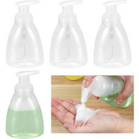 SEIFENSPENDER , 300-ml-Schaumseifenspender – 4er-Pack - Transparent, Kunststoff (9.2/16/9.2cm) - BELZ