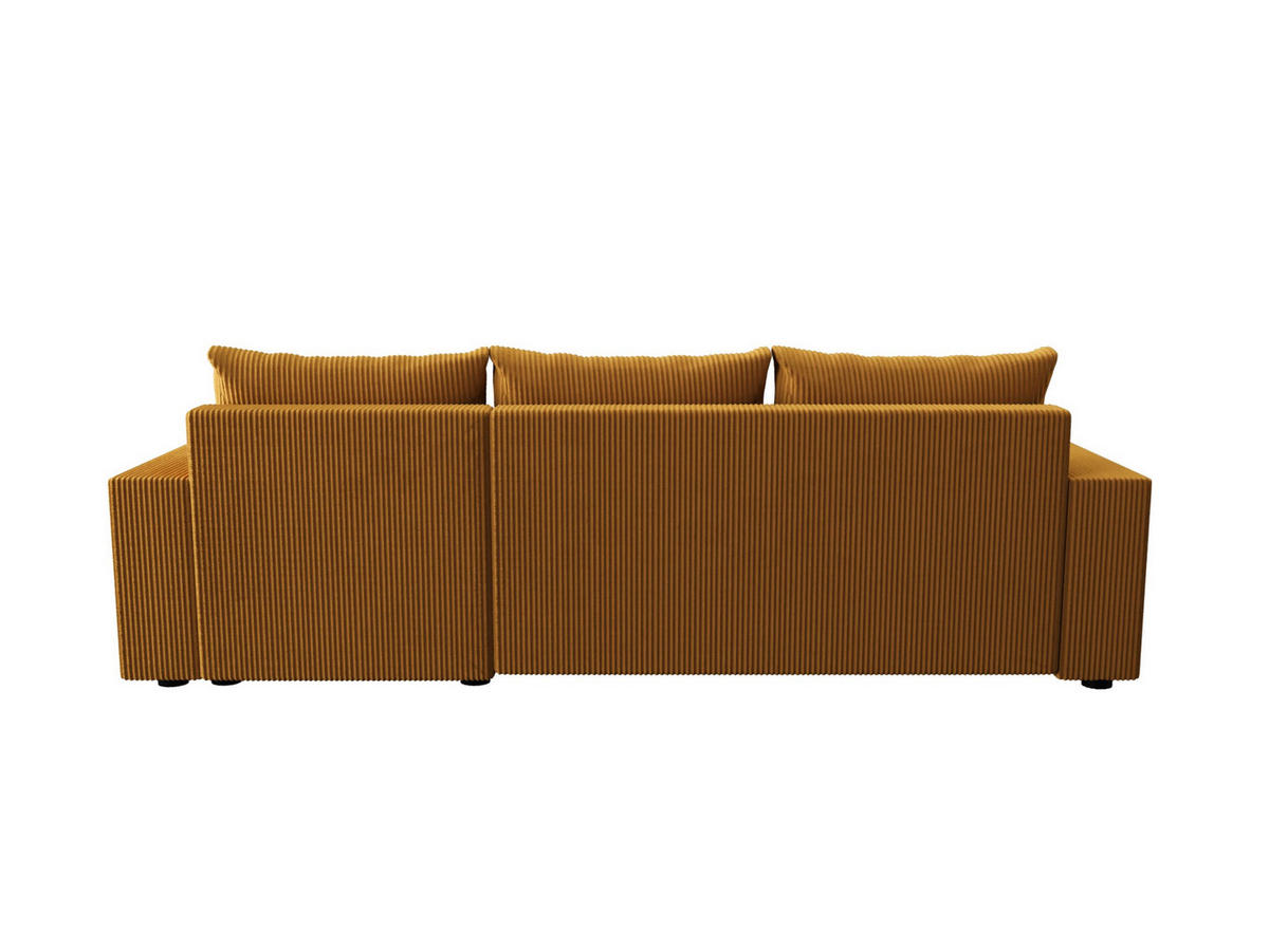 ECKSOFA HEWLET L BIS Zoom 21 Rechts mit Schlaffunktion - Dunkelgrau, Textil (240/140cm) - Bedante