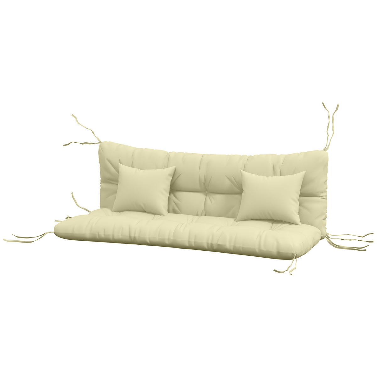 SESSELAUFLAGEN Creme 1 Stück - Beige, Kunststoff (50/10/150cm) - GiPP