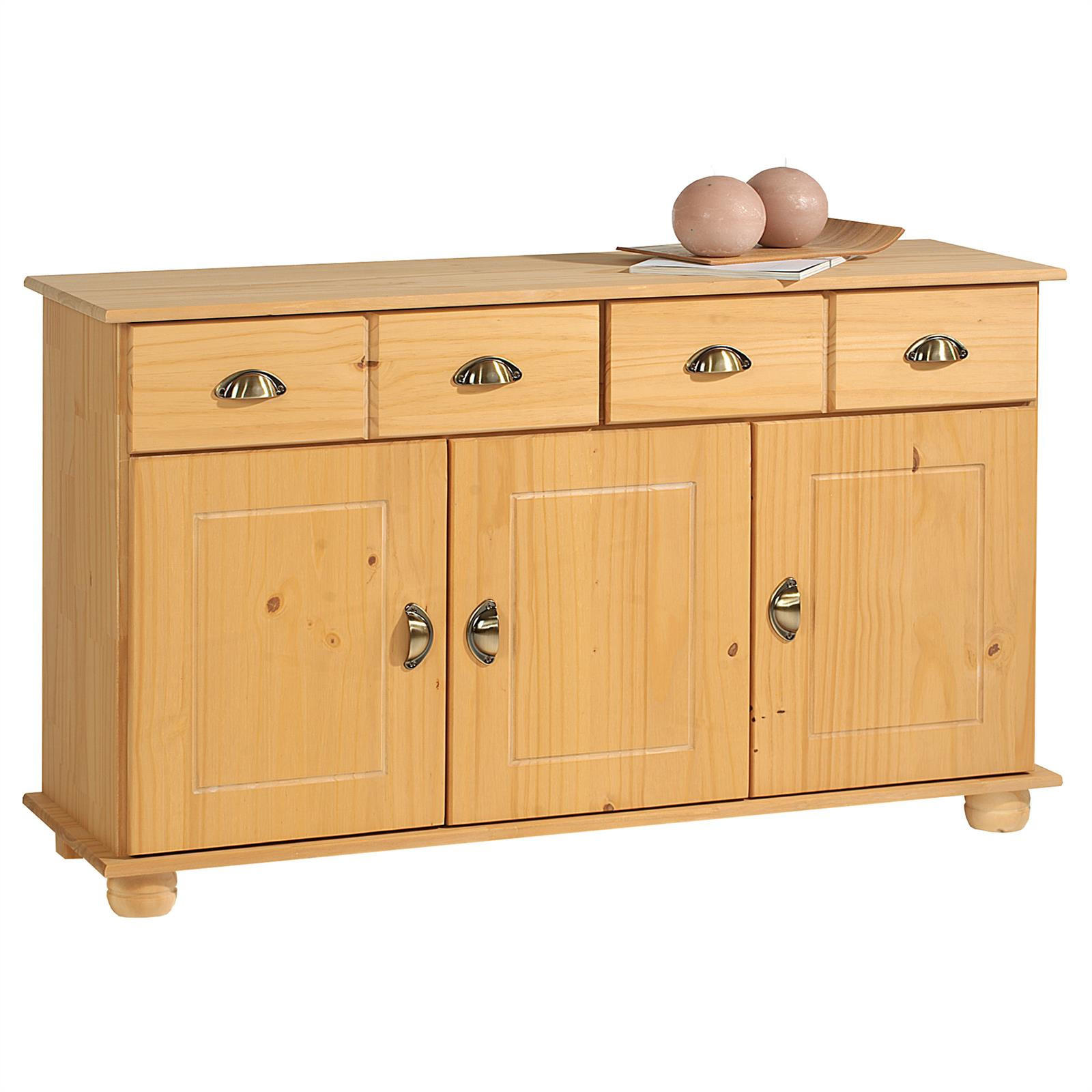 SIDEBOARD COLMAR - Kieferfarben, Holz (116/74/35cm) - IDIMEX