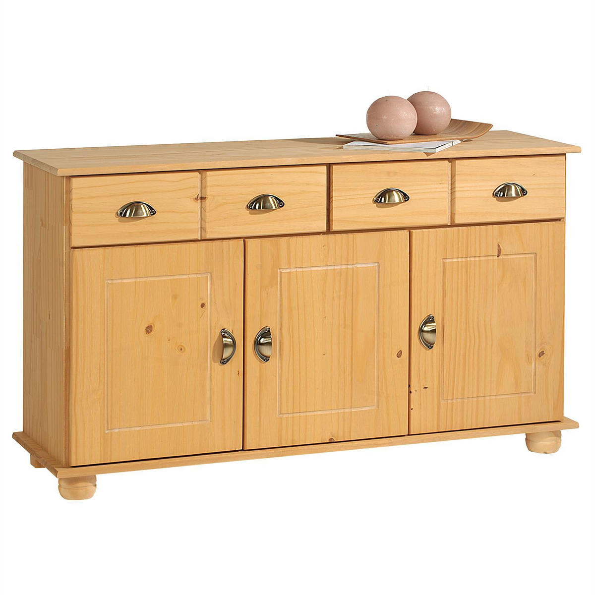 SIDEBOARD COLMAR - Kieferfarben, Holz (116/74/35cm) - IDIMEX
