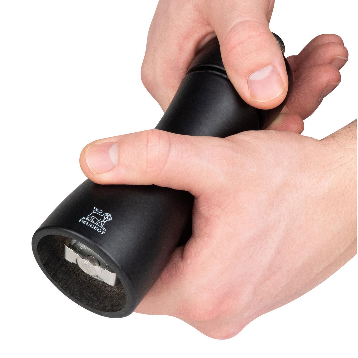 PFEFFERMÜHLE Tahiti 15cm Buchenholz Schwarz Stahlmahlwerk - Schwarz, Holz (5.2/15/5.2cm) - PEUGEOT