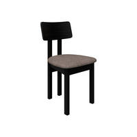 ESSZIMMERSTUHL Divo II - Hellbraun/Schwarz, Holz/Textil (47/85/48cm) - MIRJAN24