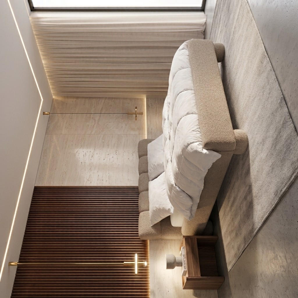 Furnistar Polsterbett Taupe 180x200 cm