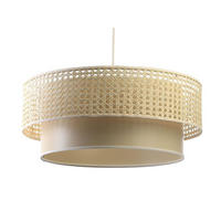 HÄNGELEUCHTE Beige 40/20 cm - Beige, Kunststoff (40/1/20cm) - ONZENO