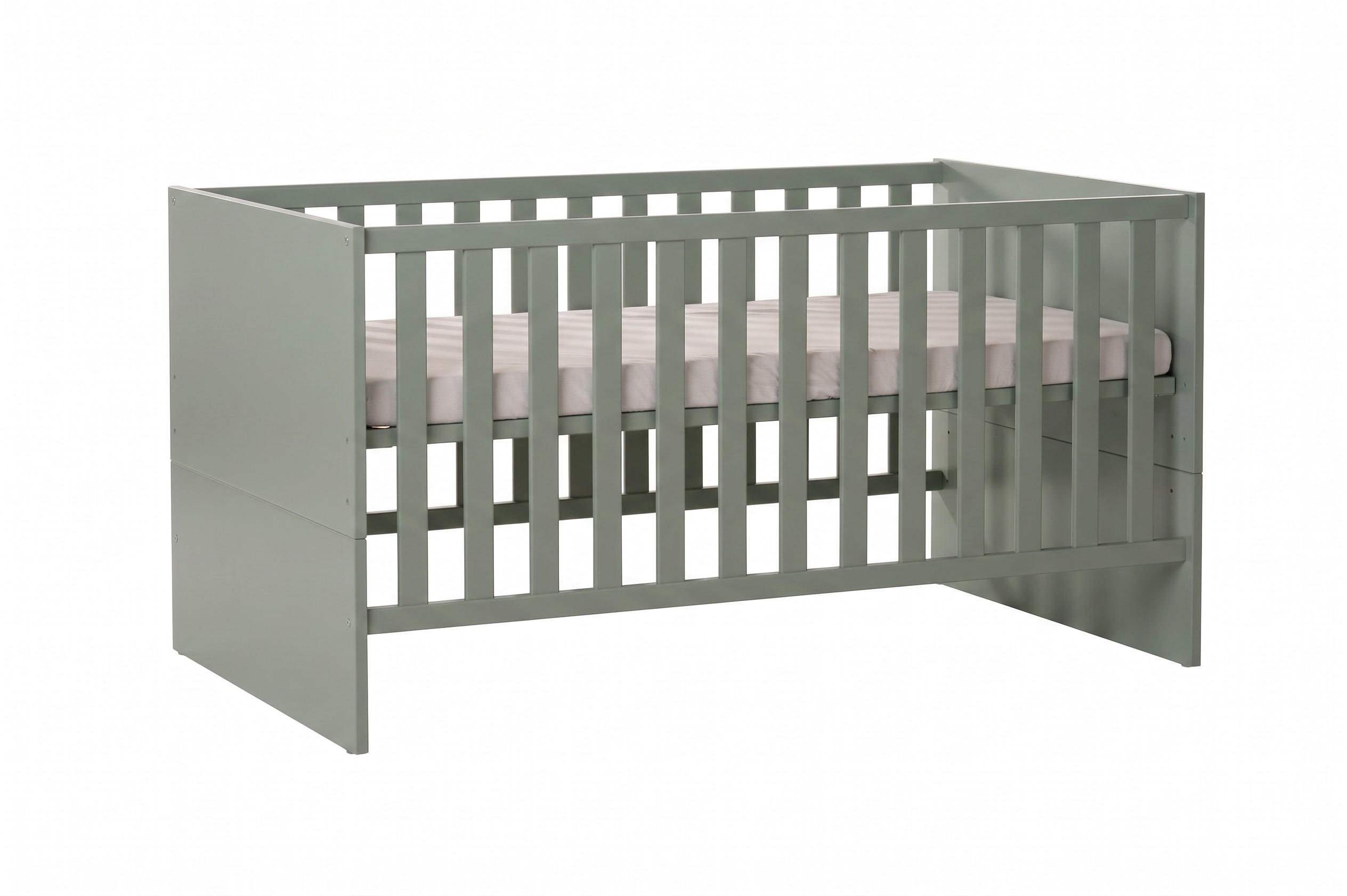 BABYBETT Essentials Premium Schilfgrün - Grün, Holz/Holzwerkstoff (70/140cm) - arthur berndt