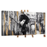 GEMÄLDE Filmstreifen auf Keilrahmen 200x100 cm - Grau, Holz (200/100cm) - YS-art gallery