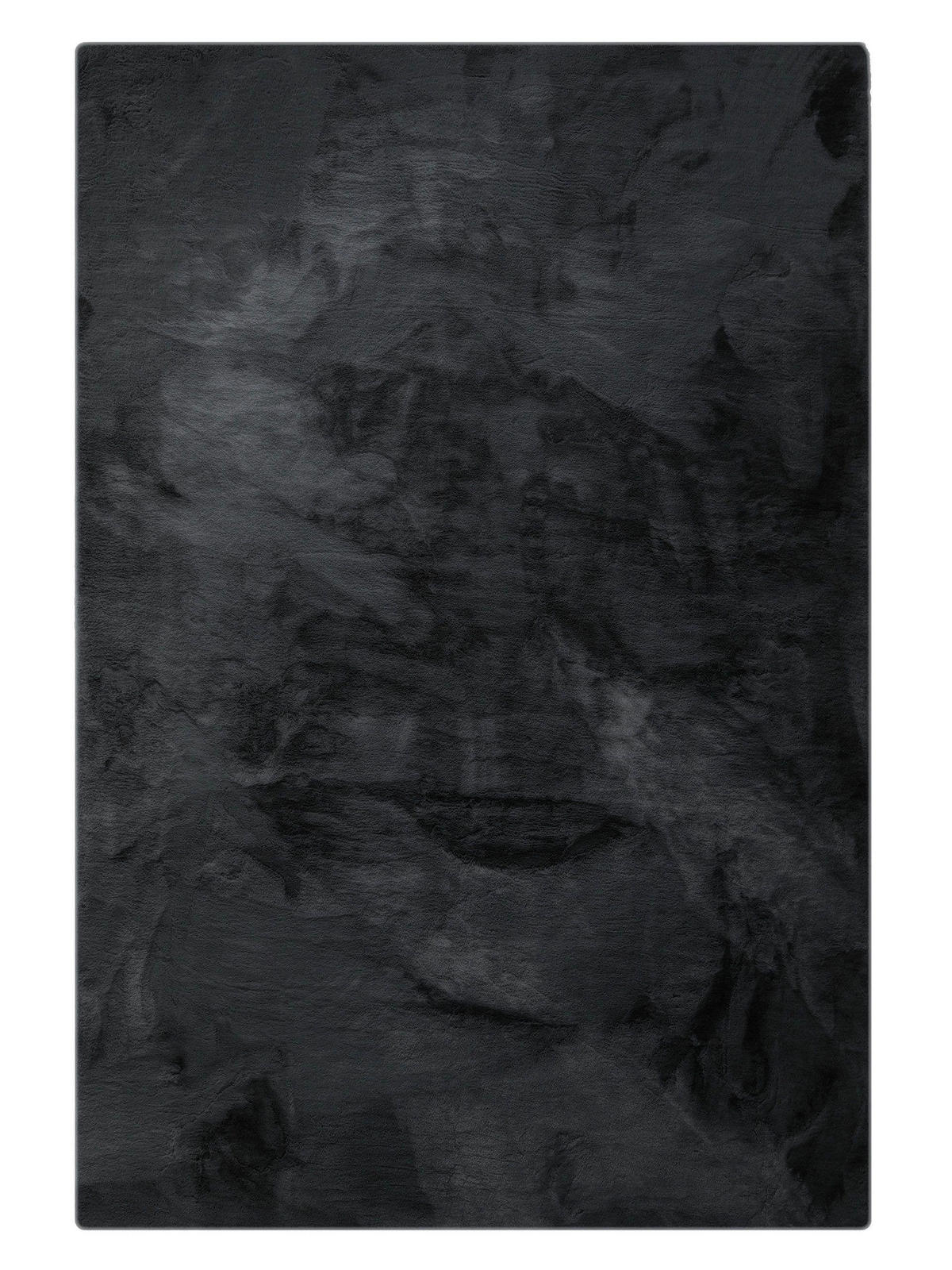 KUNSTFELL-TEPPICH Dave Anthrazit 200x300 cm - Anthrazit, Textil (200/300cm) - benuta Nest