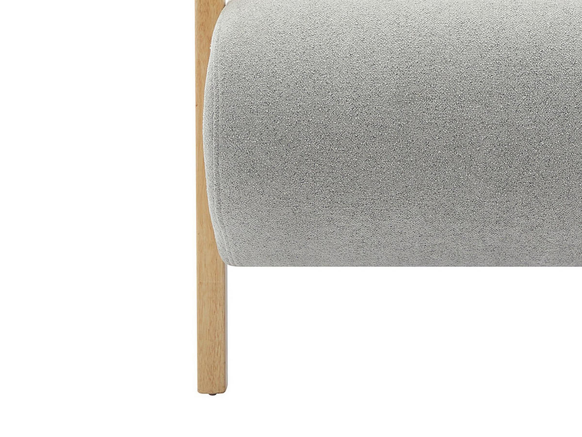 SESSEL - Stoff & Holz - Grau - JULOMO - Grau, Textil (70/81/82cm) - Vente-Unique