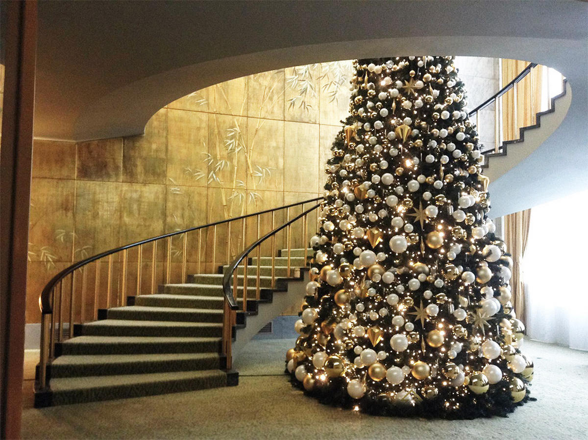 WEIHNACHTSBAUM künstlicher DELUXE BERNARD 500 cm, grün, 2D/3D, 17204 Zweige, inkl. Metallständer - Grün, Kunststoff/Metall (288/500cm) - LAALU