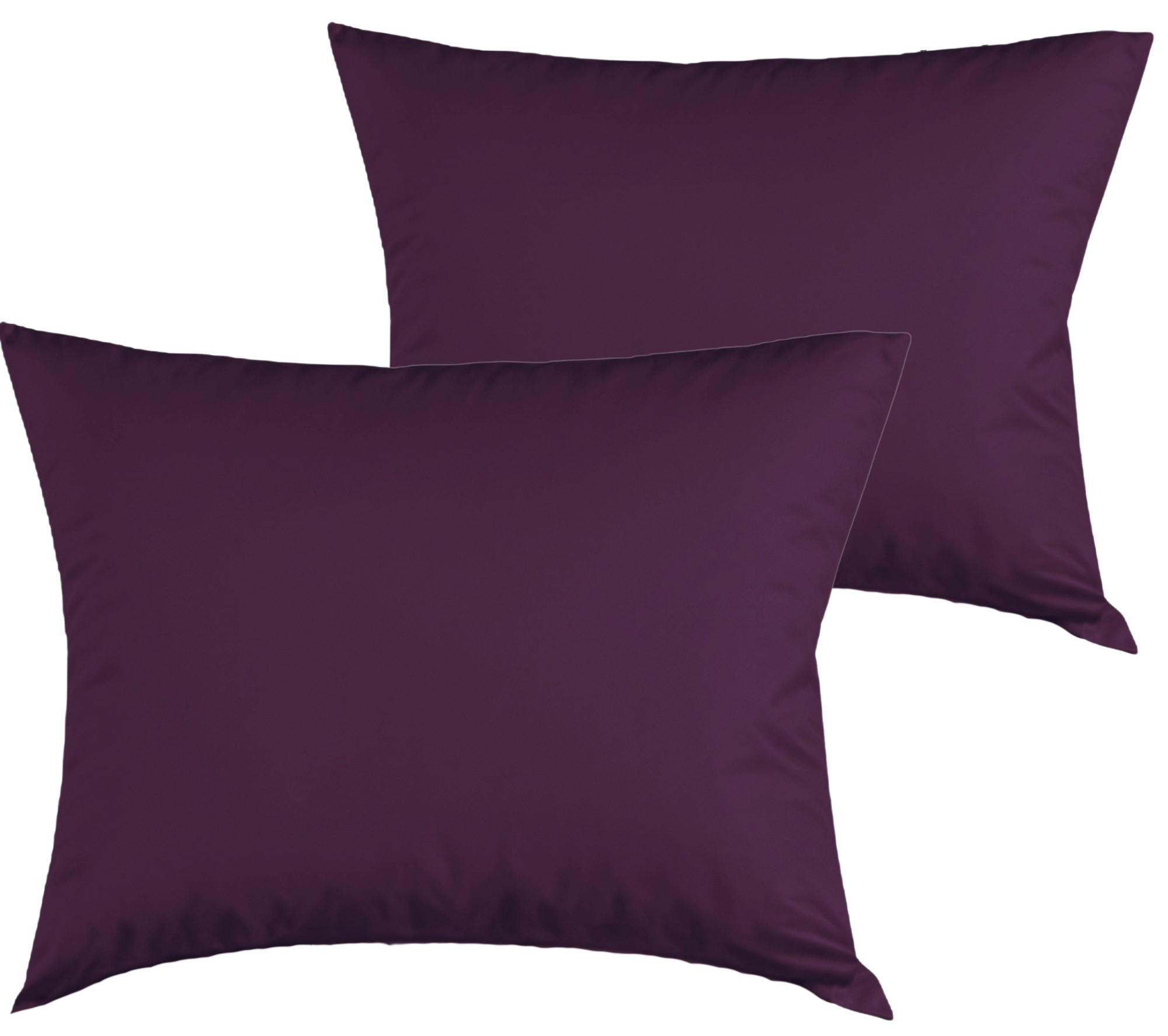 KISSENBEZUG 80x80 cm aus 100% Mikrofaser, Kissenhülle Lila Einfarbig - Lila, Textil (80/80cm) - Carpe Sonno