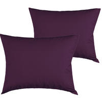 KISSENBEZUG 40x80 cm aus 100% Mikrofaser, Kissenhülle Lila Einfarbig - Lila, Textil (80/40cm) - Carpe Sonno
