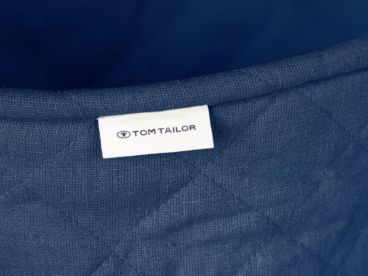 WÄSCHEKORB 67 l - Dunkelblau, Kunststoff (40/54/40cm) - Tom Tailor