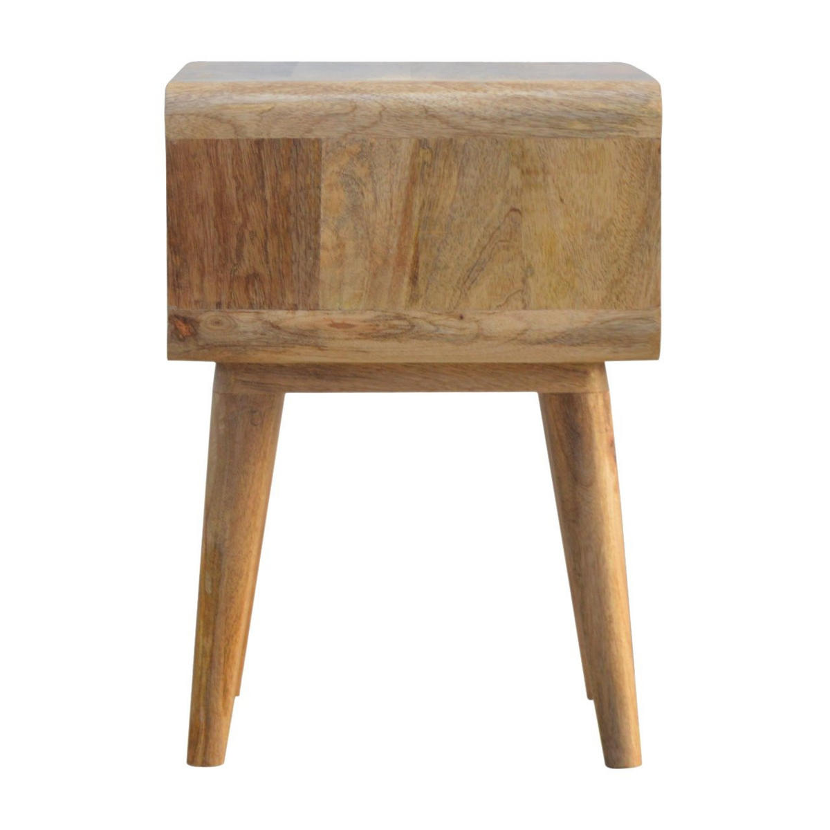 NACHTTISCH mit freiem Fach - Messingfarben/Braun, Holz/Metall (45/50/35cm) - Artisan Furniture