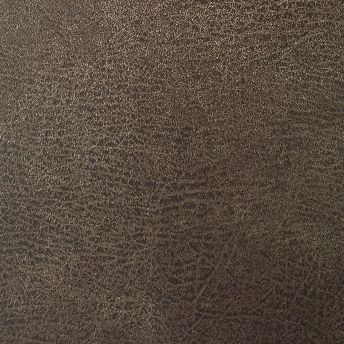 OHRENSESSEL mit HOCKER, hoher Sitzkomfort durch Wellenunterfederung B90/H98/T76 cm, Mikrofaser Leder-Optik Vintage Braun / 18005 - Schwarz/Braun, Holz/Textil (90/98/76cm) - luma-home