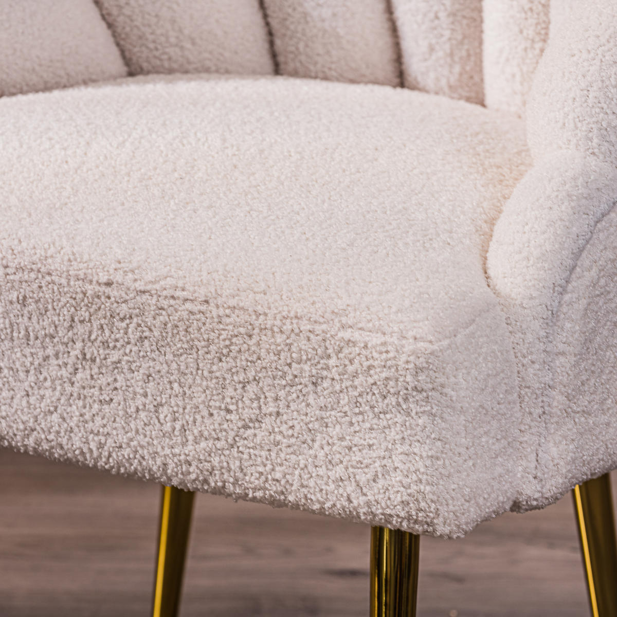 SESSEL Wolle Weiß - Weiß, Textil (63/89/60cm) - Nordlys