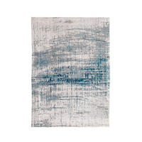 TEPPICH Wohnzimmer- und e aus Baumwolle Mad Men – Bronx Azurite Blau 170 x 245 cm - Blau, Naturmaterialien (170/245cm) - Novatrend