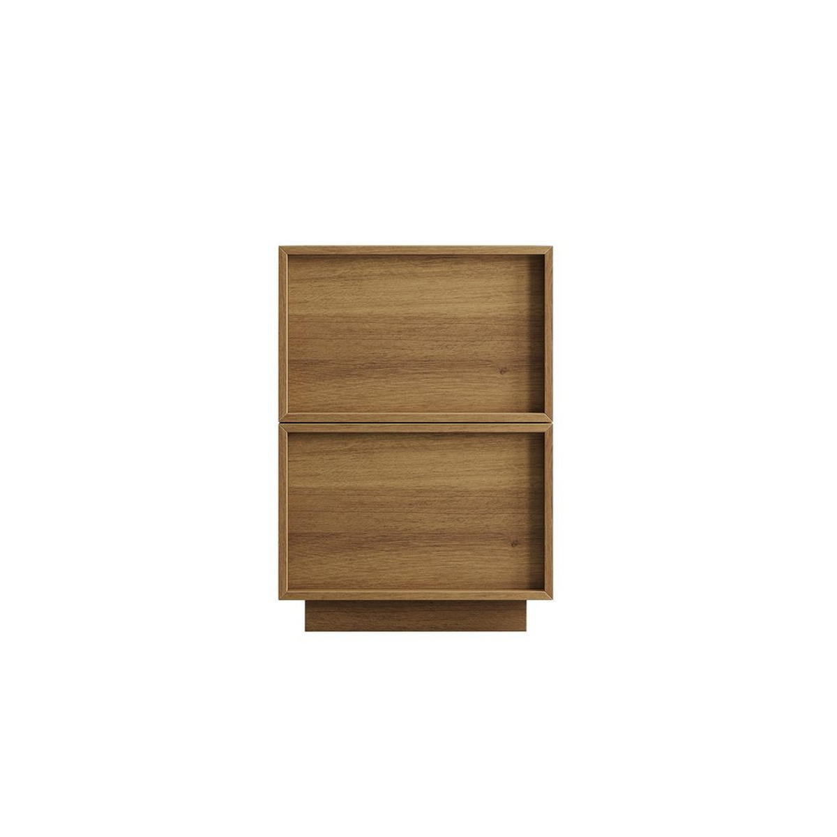 NACHTISCH EICHE 38X48X50, GRIFFLOS, MID-CENTURY - Eichefarben, Holzwerkstoff (48/50/38cm)