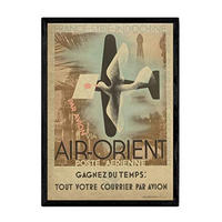 POSTER Air-Orient Vintage A3 Rahmenlos - Klar, Papier (29.7/5/42cm) - Nacnic
