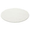 TEPPICH Hochflor Unifarben Polypropylen Wohnzimmer Shaggy Creme Rund 120x120 - Creme, Textil (120/120cm) - KADIMA DESIGN