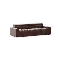 SOFA Darcy - Braun, Holzwerkstoff/Textil (303/98/115cm) - Fun Möbel
