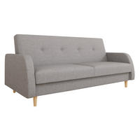 SCHLAFSOFA Inrgid - Naturfarben/Grau, Holz/Textil (216/89/87cm) - MIRJAN24