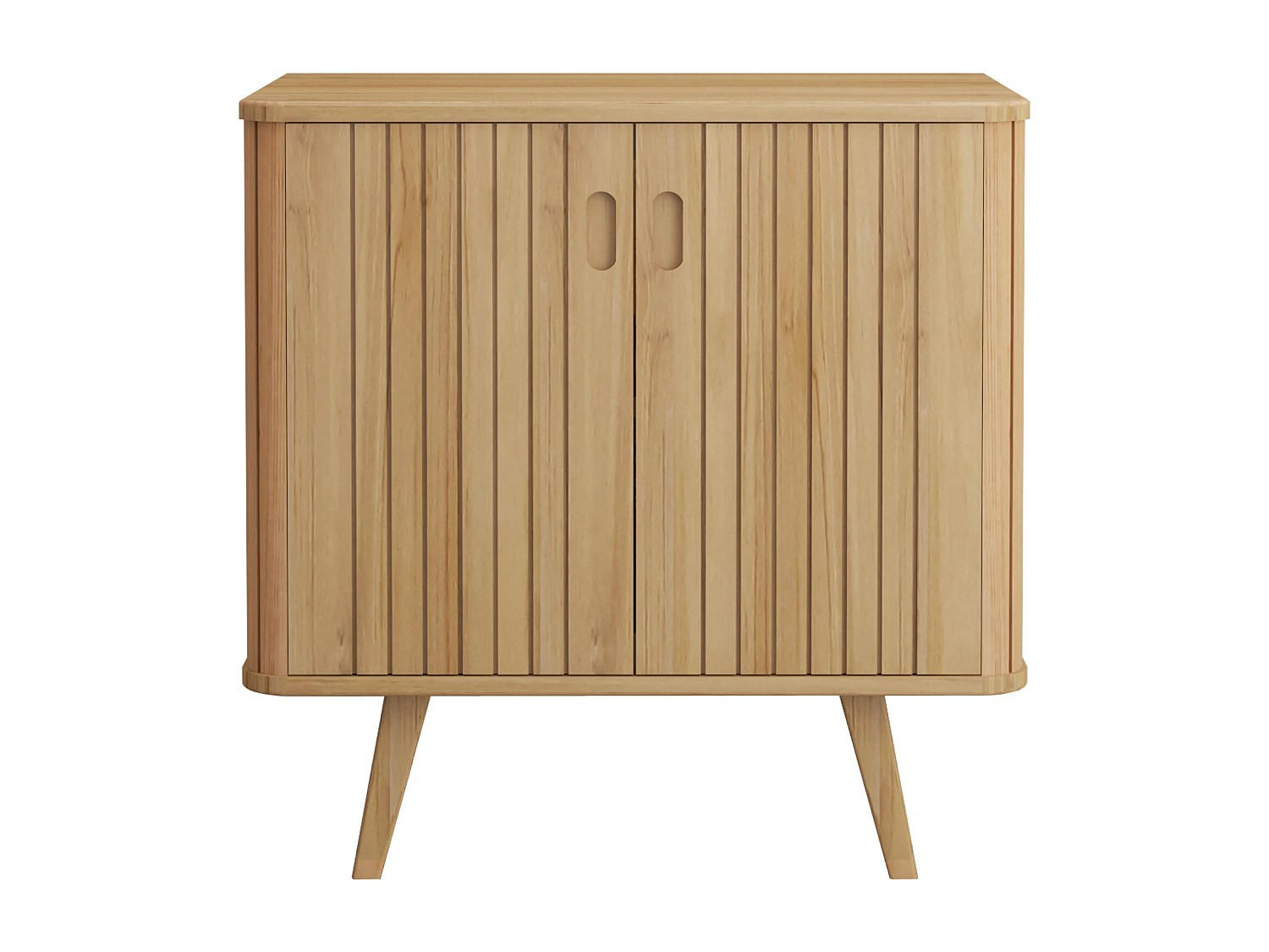 WASCHBECKENUNTERSCHRANK - 80 cm x 55 cm - Holz, Platte - Naturfarben Hell - WAMENA - Naturfarben, Holz (80/80/55cm) - Vente-Unique