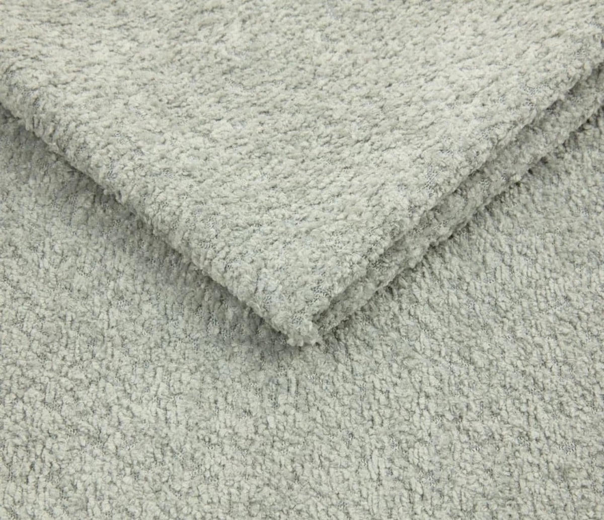 SCHLAFSOFA EMILI, Sofa mit Schlaffunktion und Bettkasten, Farbe: Hellgrau, Bouclé-Stoff - Hellgrau, Textil (212/95/90cm) - Sepro Meble