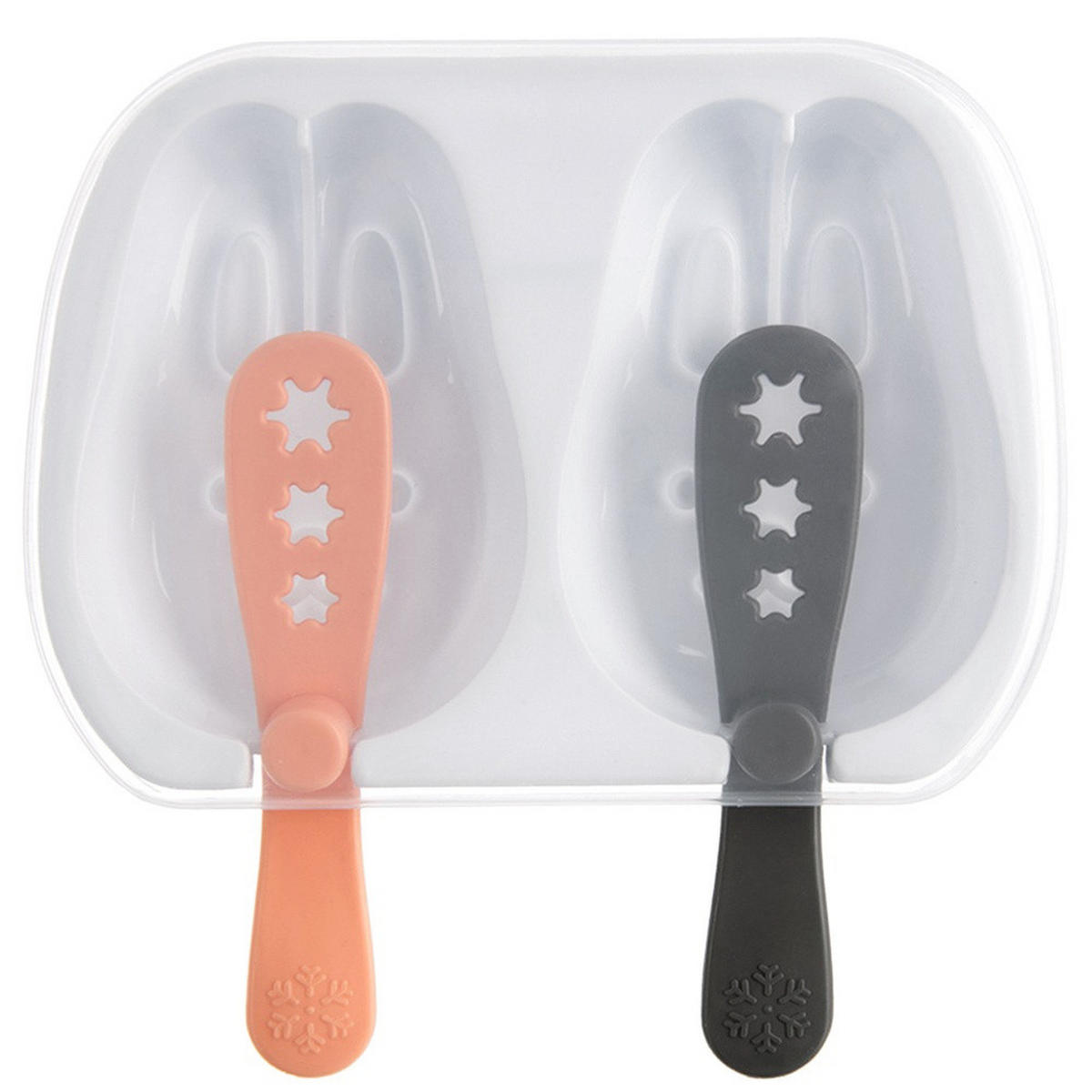 EISFORM Hase weiß - Weiß, Kunststoff (12/2.5/12.5cm) - Orion 
