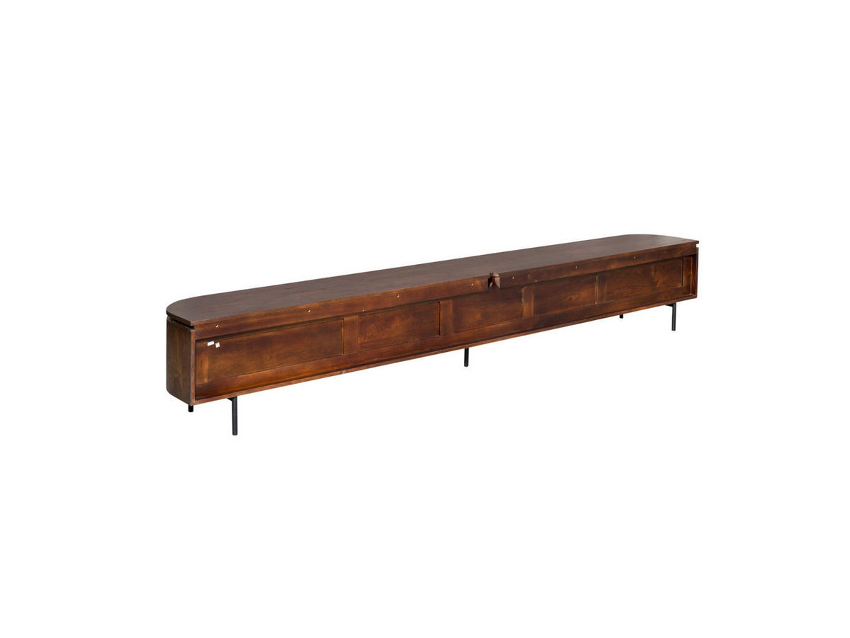 LOWBOARD Magnificent Mangoholz 280 cm / 35 cm Braun - Braun, Holz (280/30/35cm) - Villa Möbel