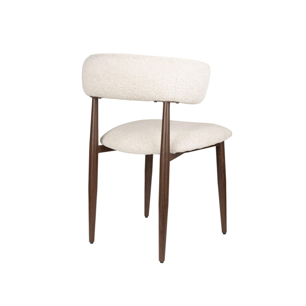 ESSZIMMERSTUHL Stanley - 2 er Set - Beige/Braun, Metall (57.5/79/48cm) - Housecraft Living